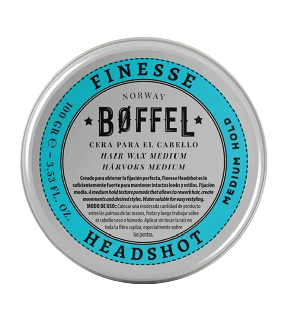 Cera Finesse Headshot Medium Hold 100 gr. - Boffel